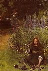 Gathering Pansies by Lady Laura Teresa Alma-Tadema